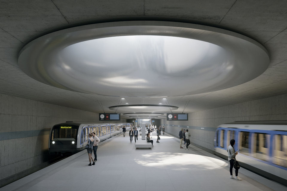 Realisierungswettbewerb Gestaltung des neuen U-Bahnhofs Martinsried, Anerkennung